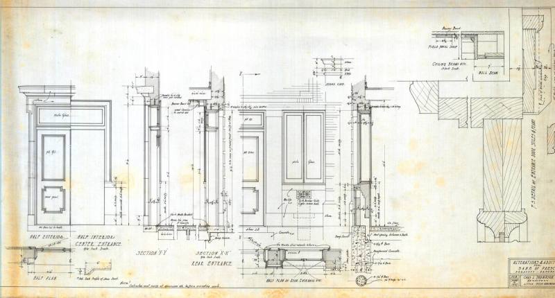 Drawing, Thompson Architectural - Bank of Prescott