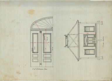 Drawing, Thompson Architectural - Women's Library Assoc., Arkadelphia