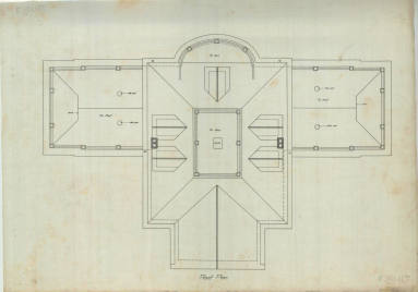 Drawing, Thompson Architectural - Women's Library Assoc., Arkadelphia