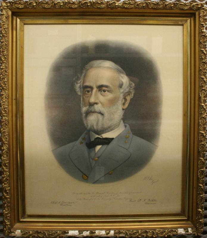 Portrait, Engraved Lithographic - Robert E. Lee