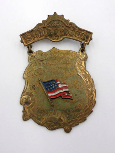 Badge, 1897 Wilson's Creek Reunion