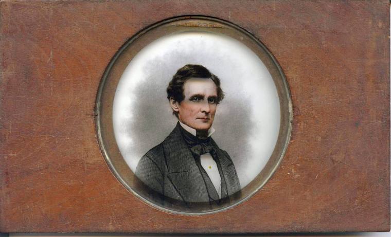 Slide, Magic Lantern - Image of Jefferson Davis