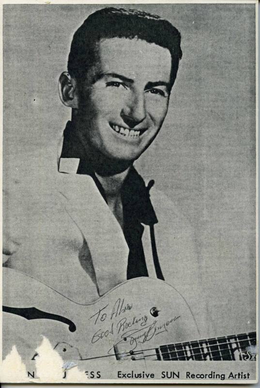 Photograph, Sonny Burgess with Autograph