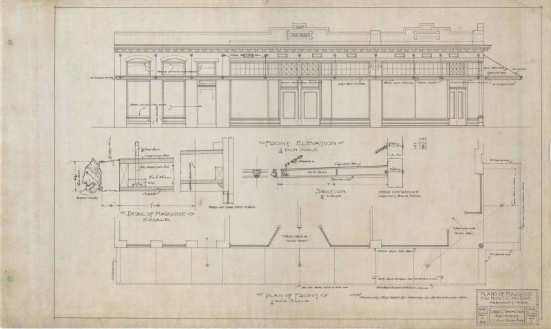 Drawing, Thompson Architectural - T.C. McRae, Prescott