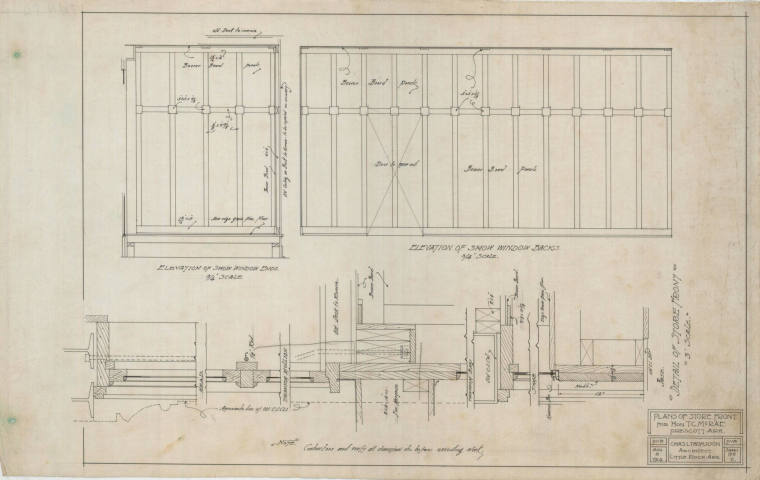 Drawing, Thompson Architectural - T.C. McRae, Prescott