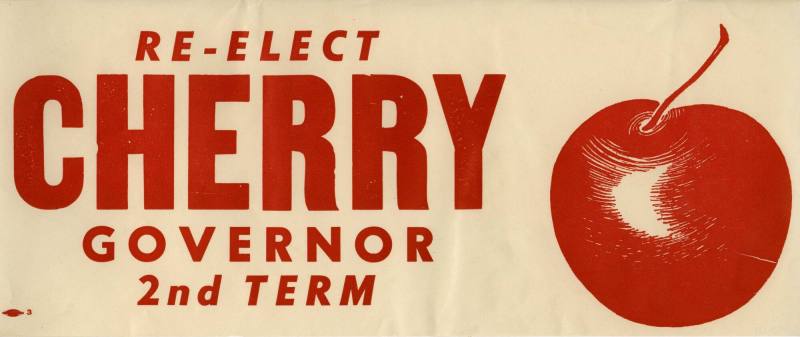 Sticker, Bumper - Governor Francis Cherry