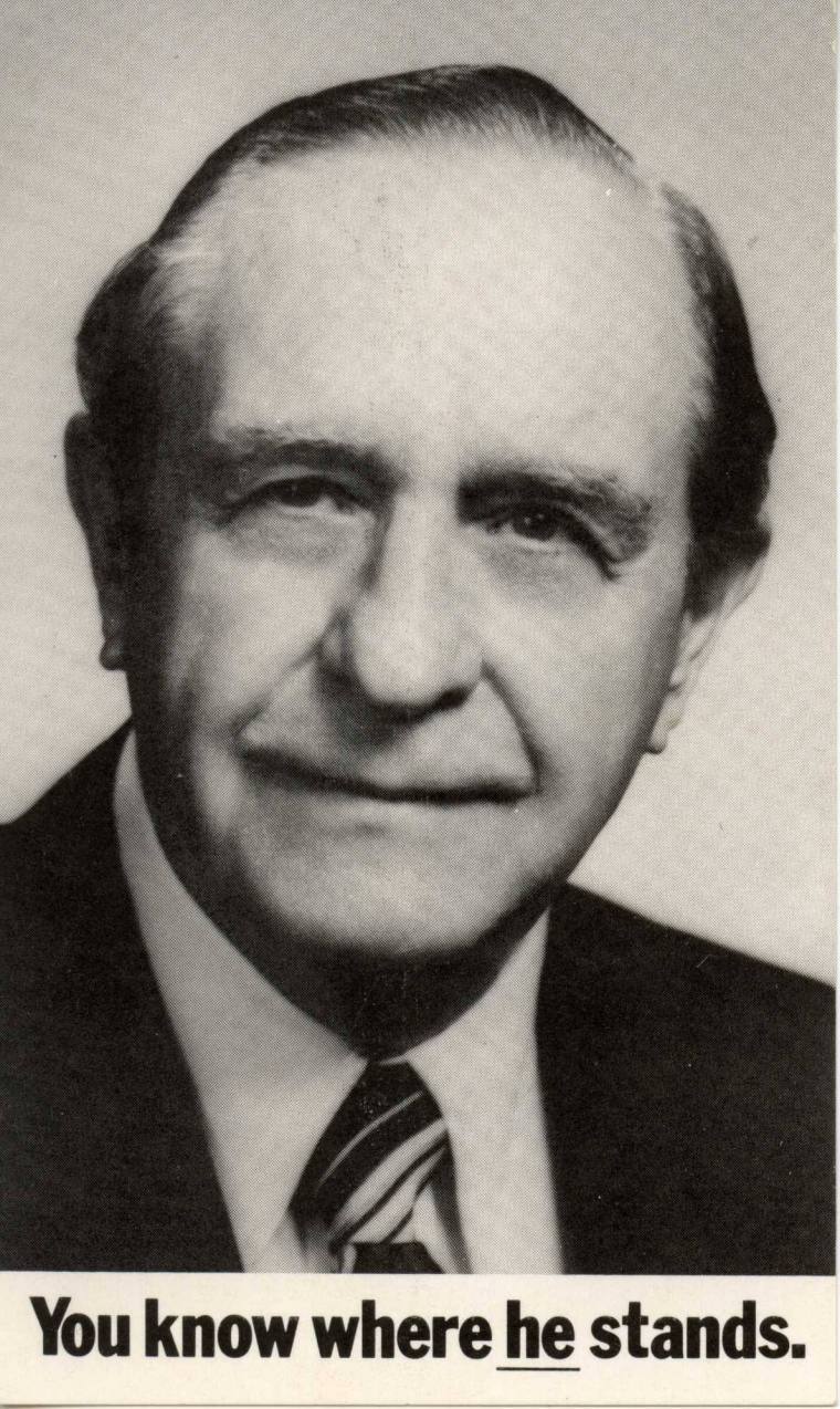 Card, Political - Governor Orval Faubus