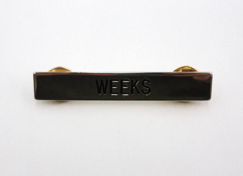 Pin, Name - Officer Weeks