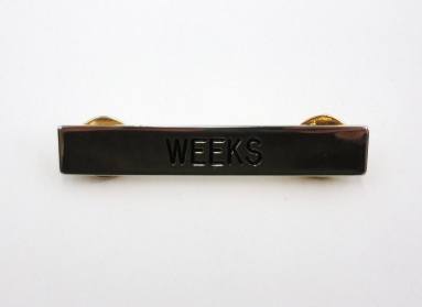 Pin, Name - Officer Weeks