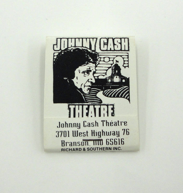 Matchbook, Souvenir - Johnny Cash Theater in Branson