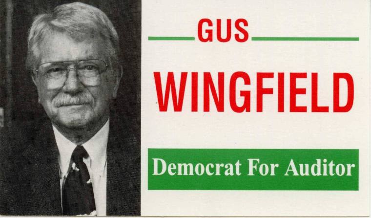 Handbill, Campaign - Gus Wingfield