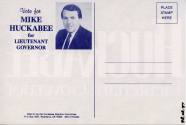 Postcard, Campaign - Lieutenant Governor Mike Huckabee