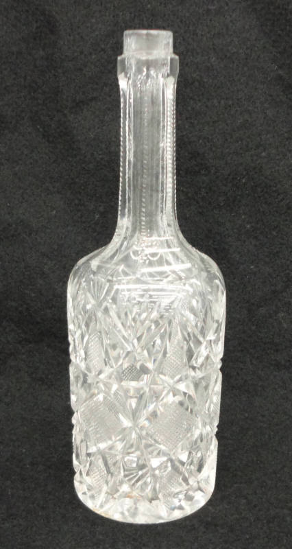 Bottle, Cut glass