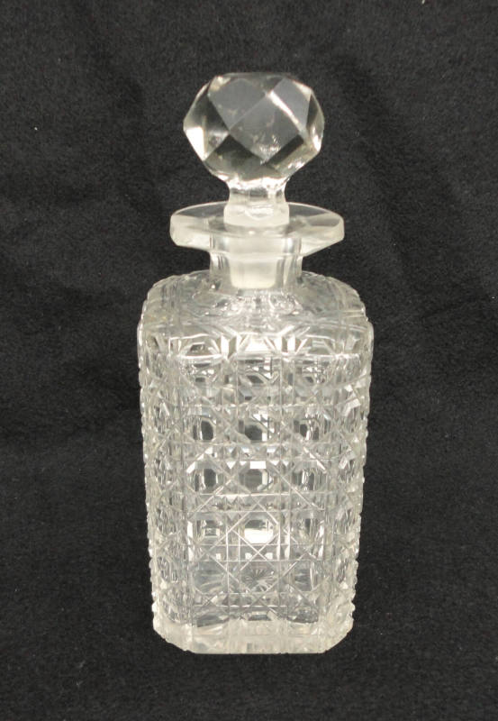 Decanter, Cut glass