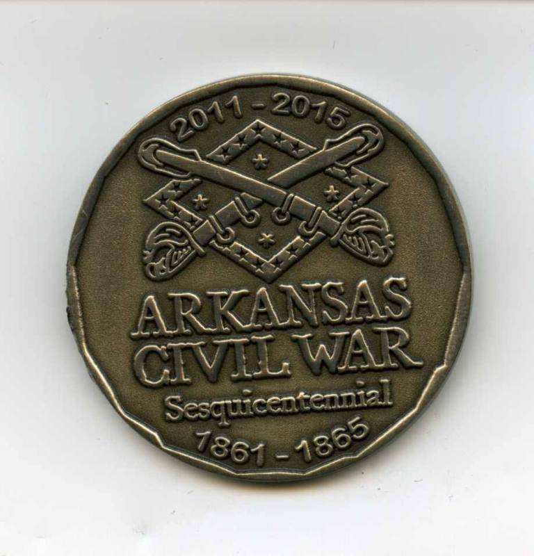 Coin, Commemorative - Arkansas Civil War Sesquicentennial