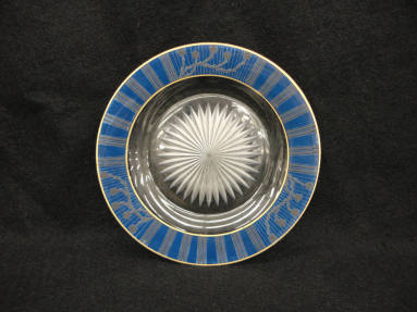 Plate, Cut glass