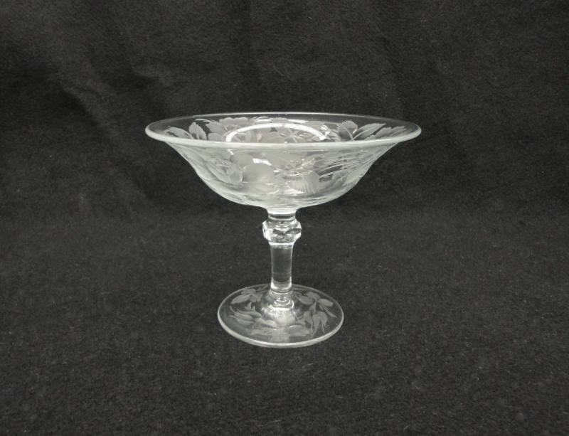 Compote, Cut glass