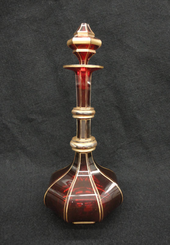 Decanter, Cut glass