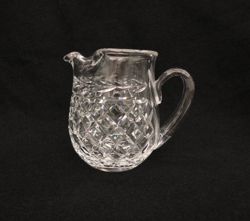 Pitcher, Cut glass