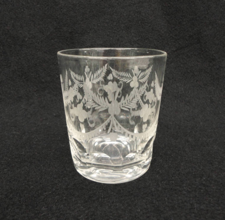 Tumbler, Cut glass