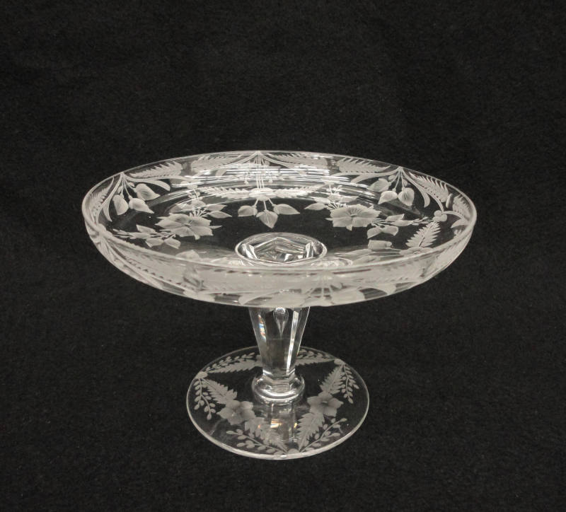 Compote, Cut glass