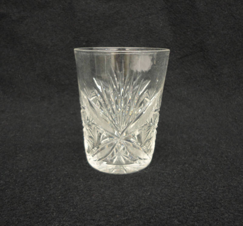 Tumbler, Cut glass