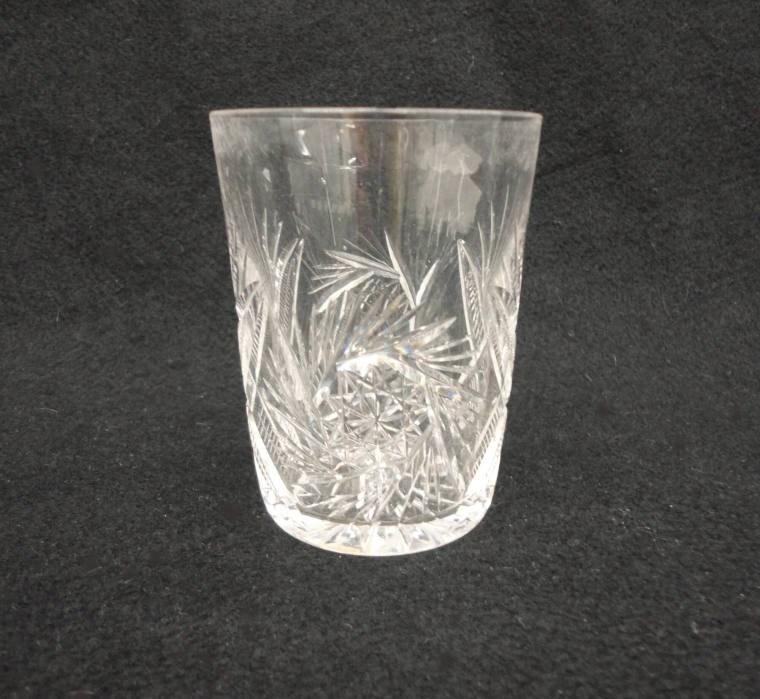 Tumbler, Cut glass