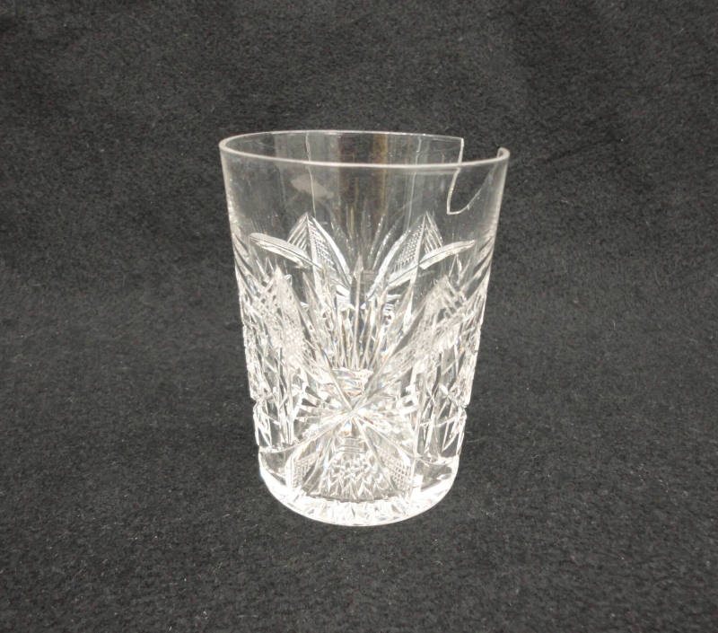 Tumbler, Cut glass