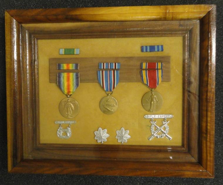 Shadow Box with Medals