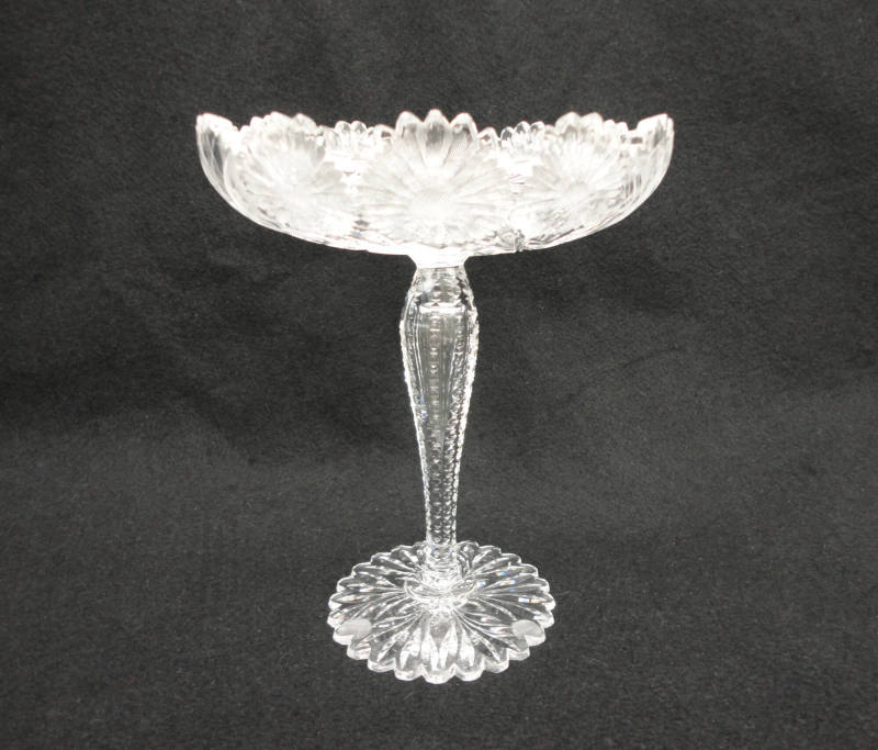 Compote, Cut glass