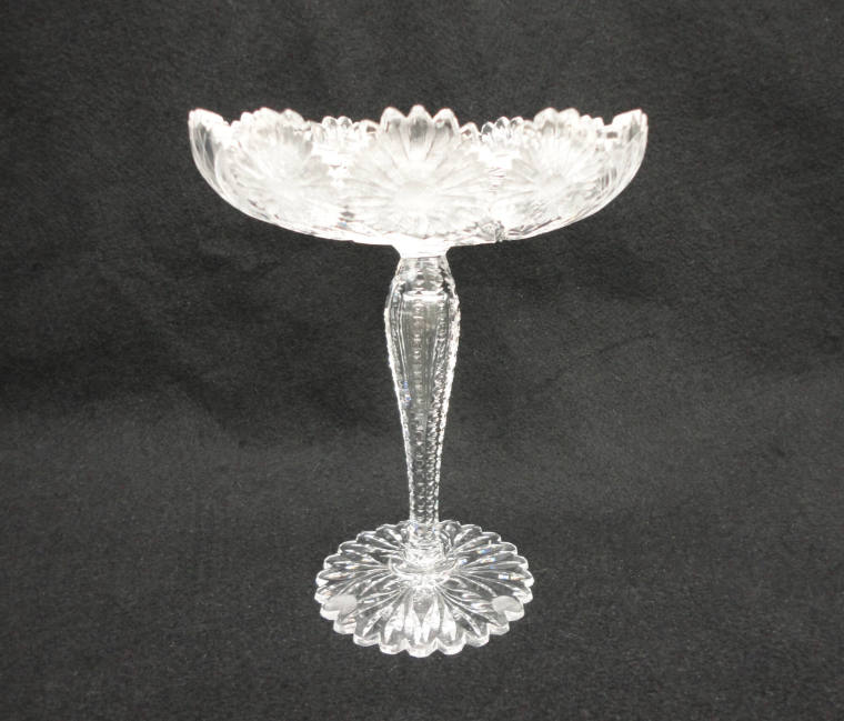 Compote, Cut glass