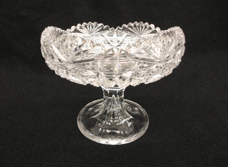 Compote, Cut glass