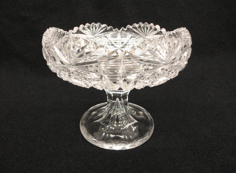 Compote, Cut glass