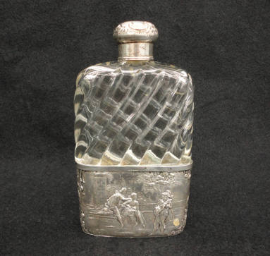 Flask, Cut glass