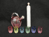 Rum set, Cut glass