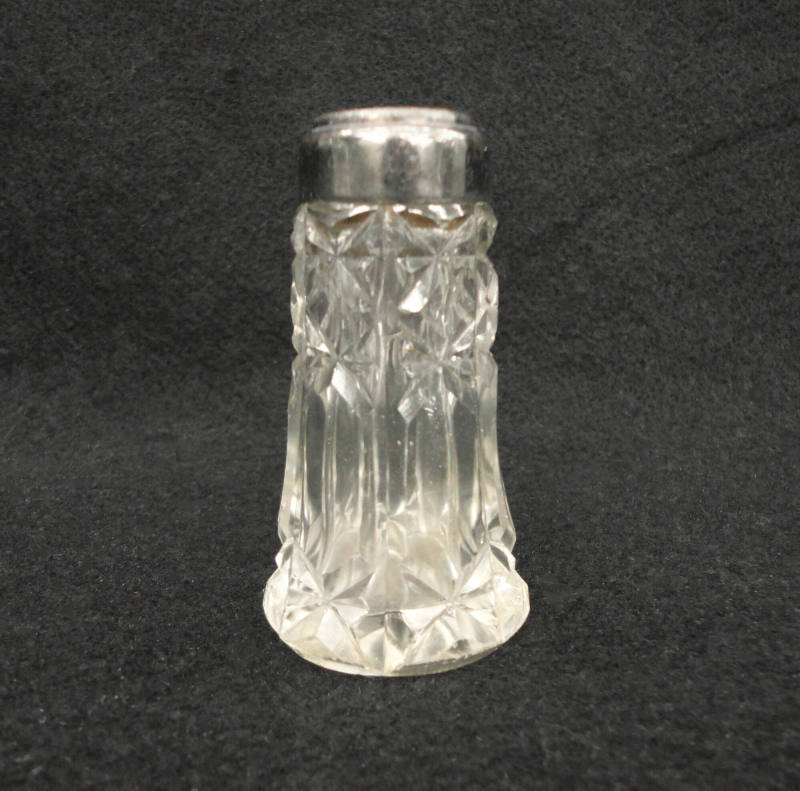 Salt Shaker, Cut glass