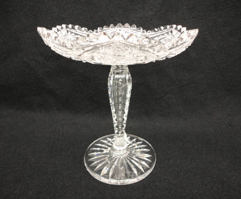 Compote, Cut glass