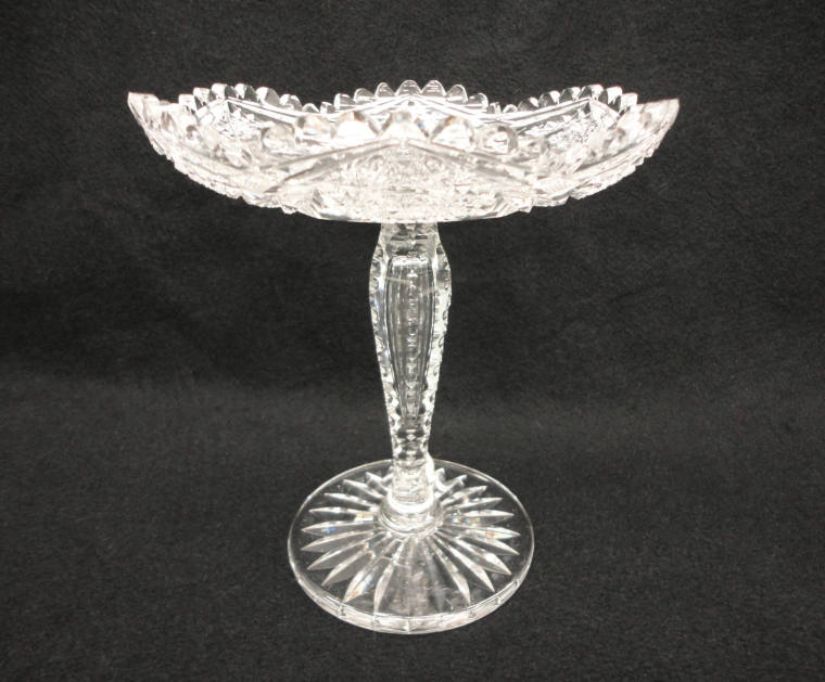 Compote, Cut glass