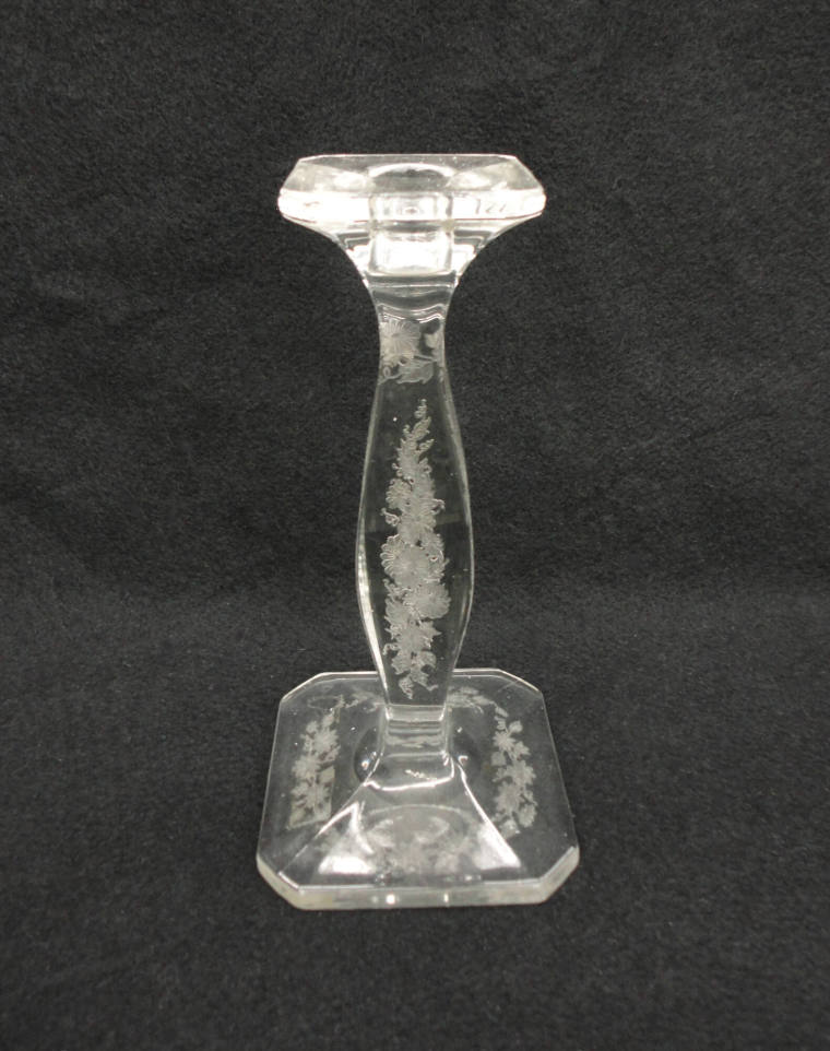 Candlestick, Cut glass