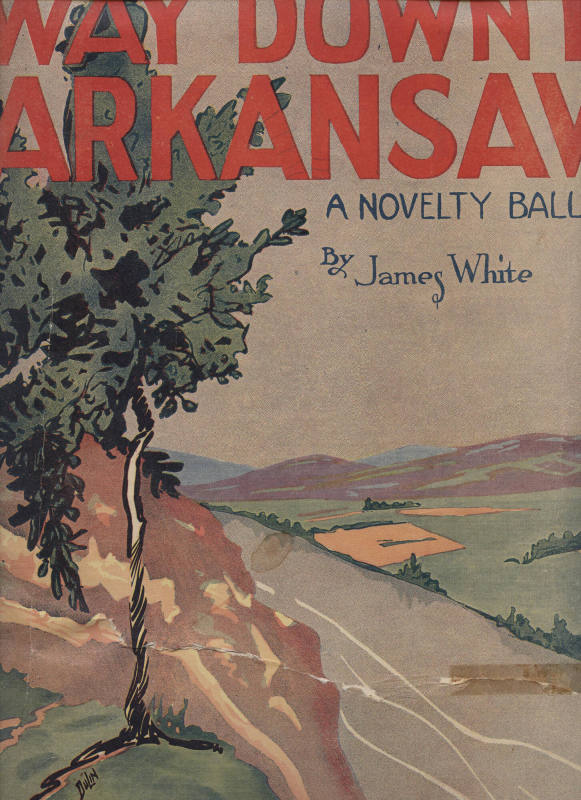 Sheet Music, "Way Down in Arkansaw"