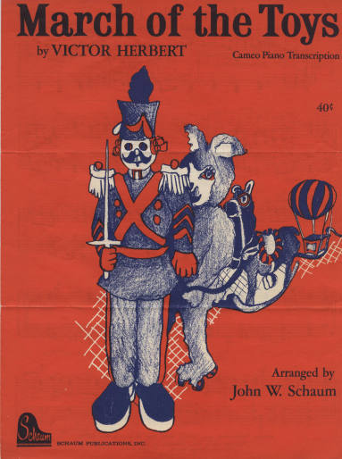 Sheet Music, "March of the Toys"