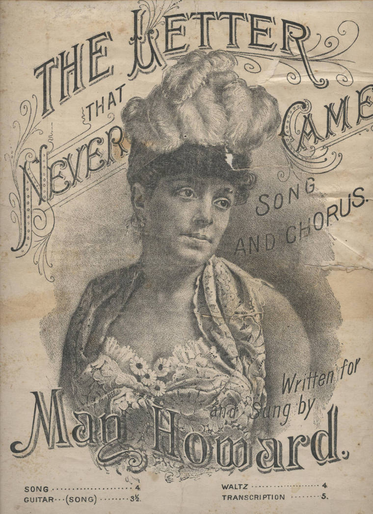 Sheet Music, "The Letter That Never Came"