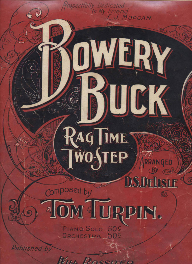 Sheet Music, "Bowery Buck, Rag Time Two Step"