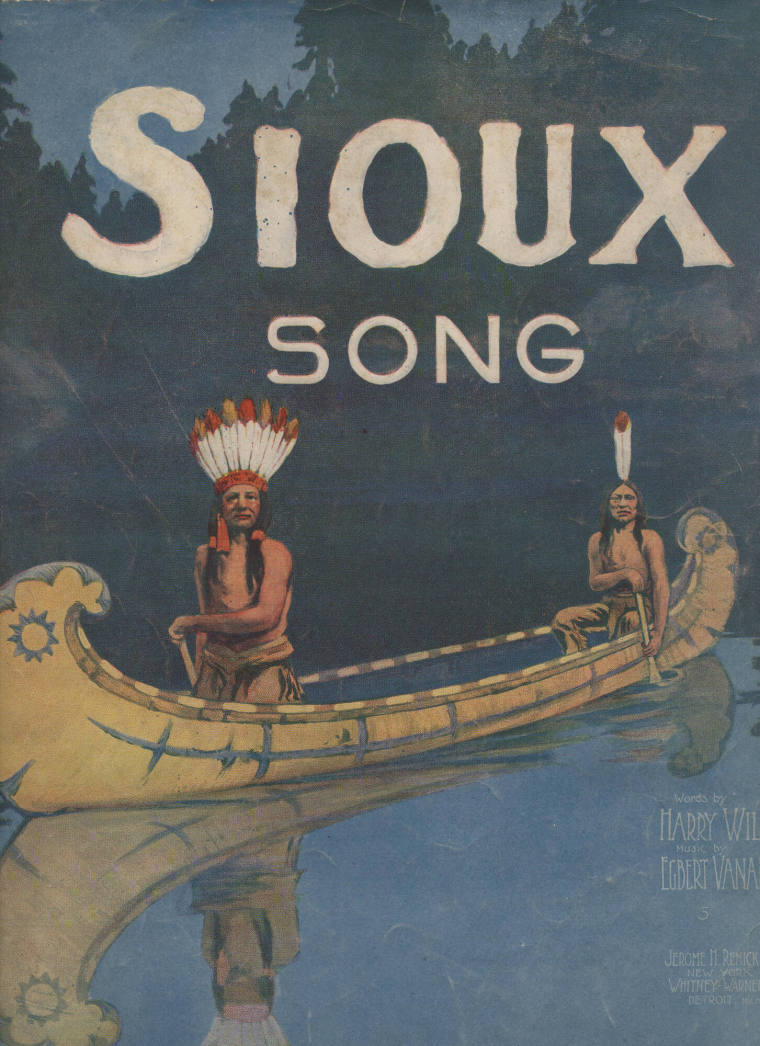 Sheet Music, "Sioux Song"