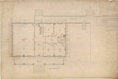 Drawing, Thompson Architectural - Orphan's Home, Batesville