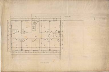 Drawing, Thompson Architectural - Orphan's Home, Batesville