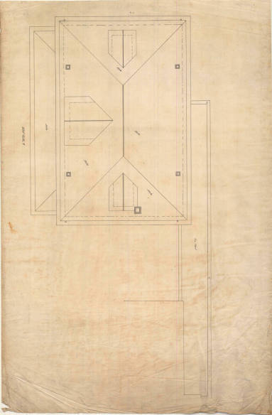 Drawing, Thompson Architectural - Orphan's Home, Batesville