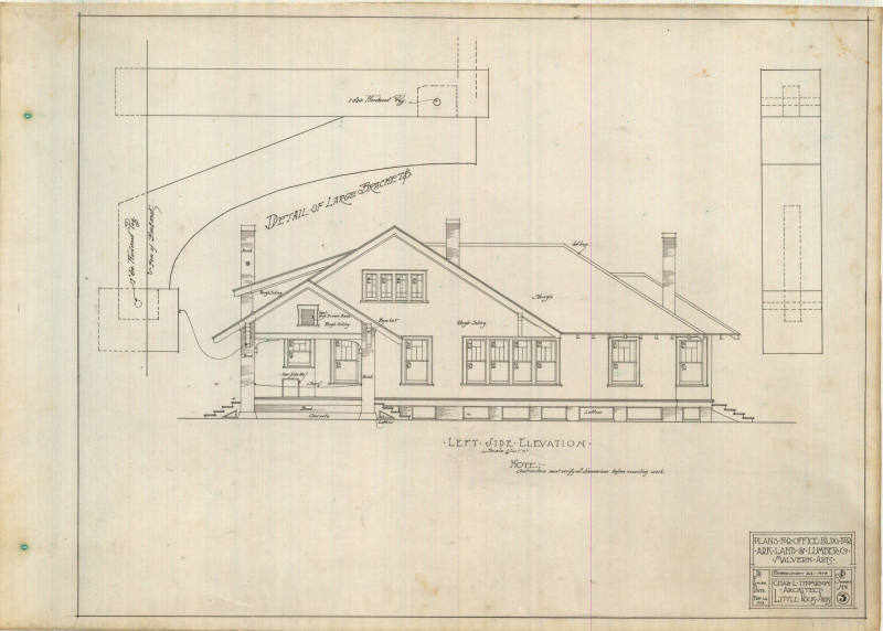 Drawing, Thompson Architectural - Arkansas Land & Lumber Co.