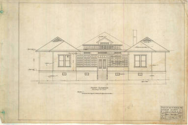 Drawing, Thompson Architectural - Bauxite Company Hospital