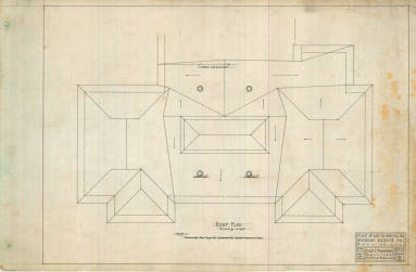 Drawing, Thompson Architectural - Bauxite Company Hospital